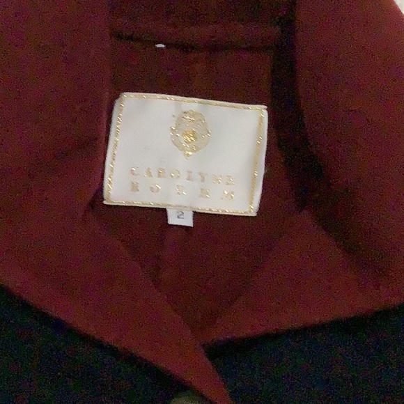 Carolyne Roehm 100% wool blue coat - Picture 4 of 7